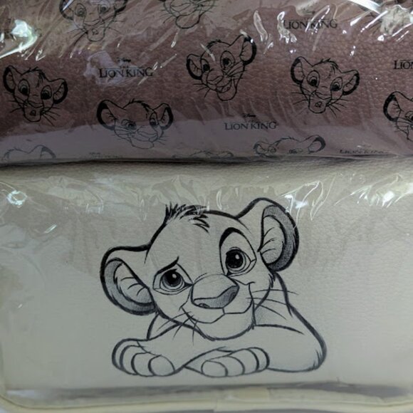 Primark Disney The Lion King Simba 3 Piece Toiletry Makeup Travel Bag Set NEW - Picture 5 of 6